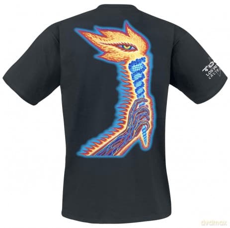 Tool: Unisex T-Shirt: The Torch (Black) (Back & Sleeve Print) (Small)