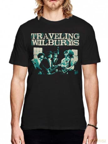 Traveling Wilburys: Men's Tee: Performing (Medium)