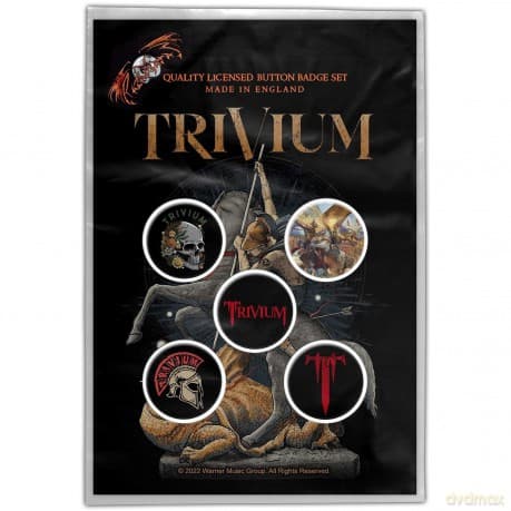 Trivium: Button Badge Pack: In The Court Of The Dragon