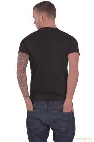 Trivium: Unisex T-Shirt: Classic Logo (Black) (Metalic Print) (Large)