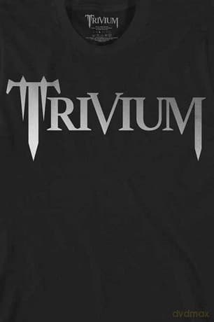 Trivium: Unisex T-Shirt: Classic Logo (Black) (Metalic Print) (XX-Large)