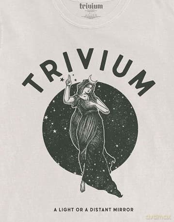 Trivium: Unisex T-Shirt: Moon Goddess (Natural) (Medium)