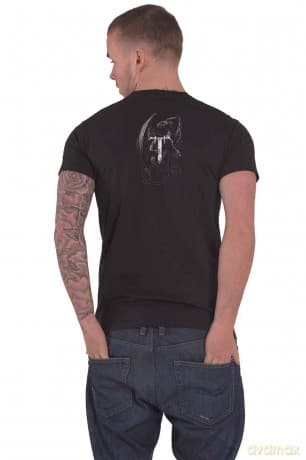 Trivium: Unisex T-Shirt: Perched Dragon (Black) (Back Print) (Medium)