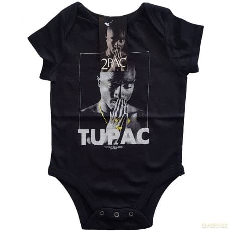 Tupac: Kids Baby Grow: Praying (Black) (18-24 Months)