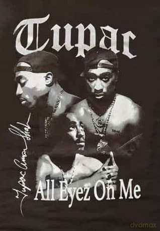 Tupac: Ladies T-Shirt: All Eyez B&W (Black) (8)