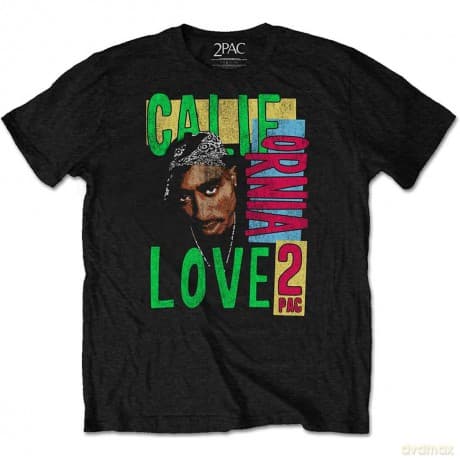 Tupac: Men's Tee: California Love (Large)