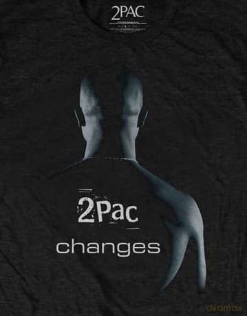 Tupac: Men's Tee: Changes (Large)