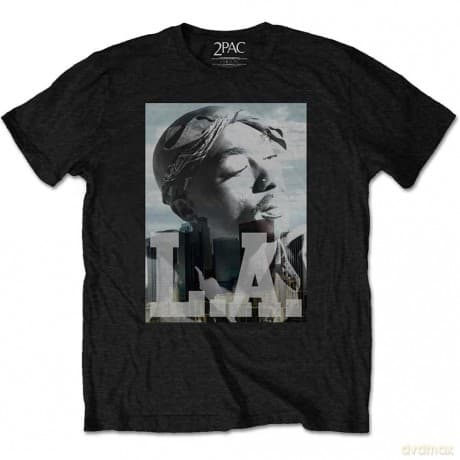 Tupac: Men's Tee: LA Skyline (Small)