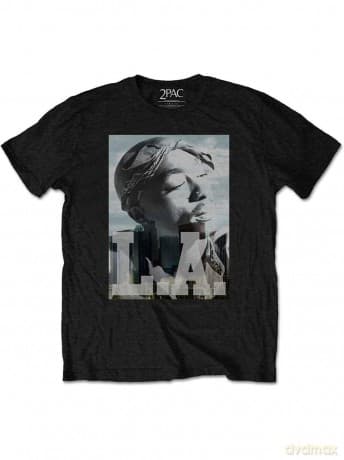 Tupac: Men's Tee: LA Skyline (Small)
