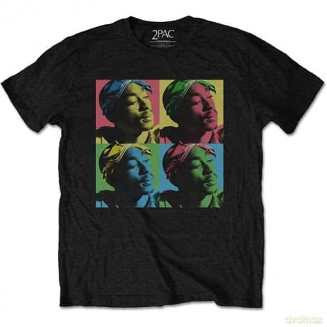 Tupac: Men's Tee: Pop Art (X-Large)