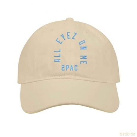Tupac: Unisex Baseball Cap: All Eyez On Me (Sand)