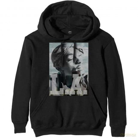 Tupac: Unisex Pullover Hoodie: LA Skyline (X-Large)