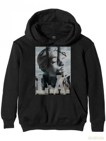 Tupac: Unisex Pullover Hoodie: LA Skyline (X-Large)