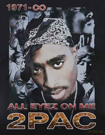 Tupac: Unisex T-Shirt: All Eyez 1971 (Black) (X-Large)