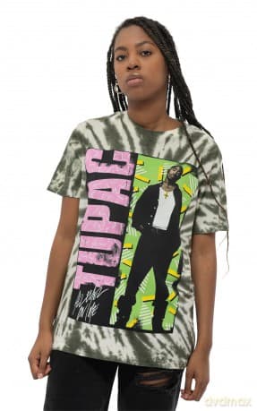 Tupac: Unisex T-Shirt: All Eyez On Me (Green) (Wash Collection) (X-Large)