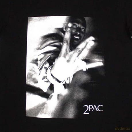 Tupac: Unisex T-Shirt: Fingers (Black) (X-Large)