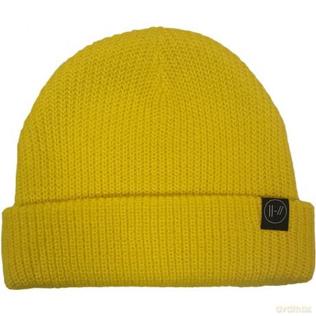 Twenty One Pilots: Unisex Beanie Hat: Double Bars (Yellow)