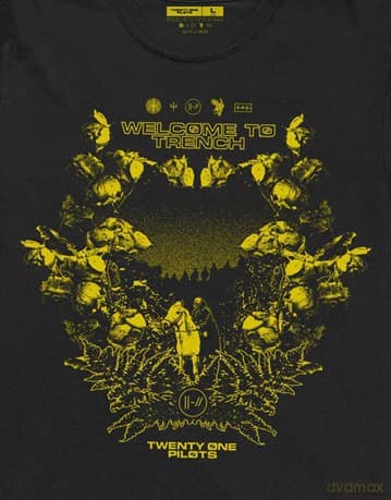 Twenty One Pilots: Unisex Long Sleeve T-Shirt: Trench Scene (Black) (X-Large)