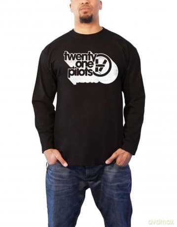 Twenty One Pilots: Unisex Long Sleeve T-Shirt: Vessel Vintage (Black) (Medium)