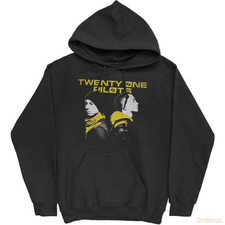 Twenty One Pilots: Unisex Pullover Hoodie: Back To Back (Black) (XX-Large)