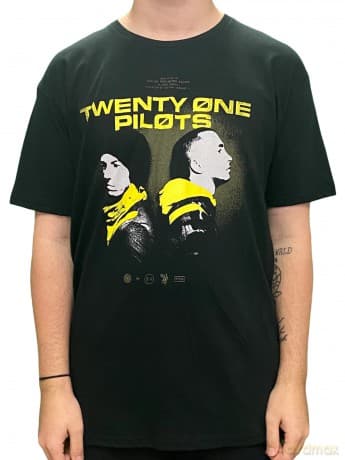 Twenty One Pilots: Unisex T-Shirt: Back To Back (Black) (Large)