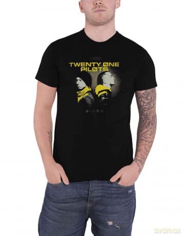 Twenty One Pilots: Unisex T-Shirt: Back To Back (Black) (Small)