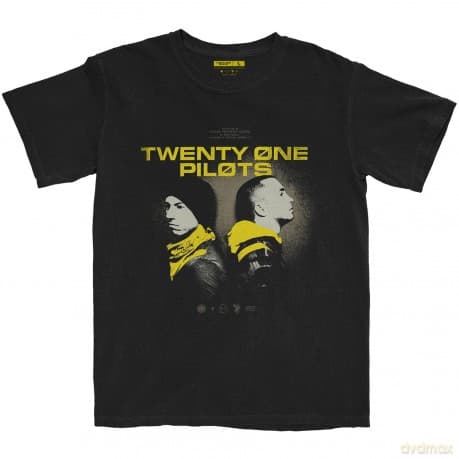 Twenty One Pilots: Unisex T-Shirt: Back To Back (Black) (XXX-Large)