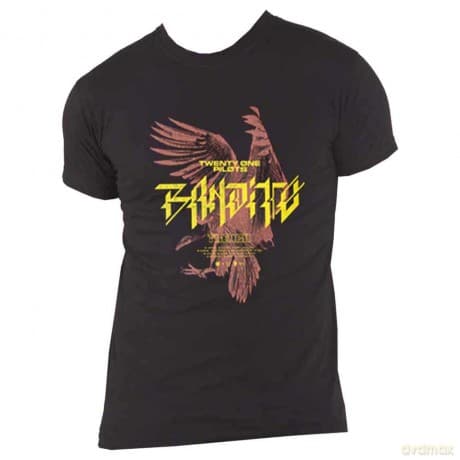 Twenty One Pilots: Unisex T-Shirt: Bandito Bird (Black) (X-Large)