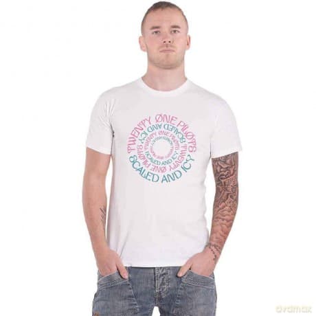 Twenty One Pilots: Unisex T-Shirt: Circular (White) (X-Large)