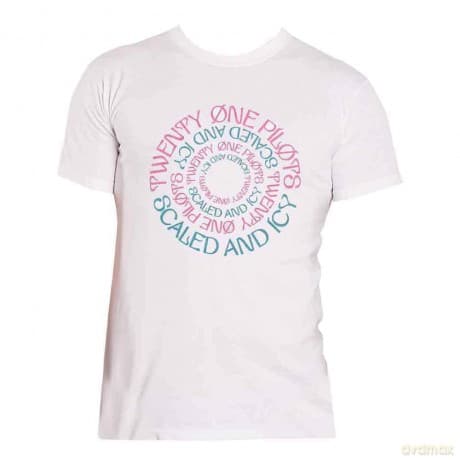 Twenty One Pilots: Unisex T-Shirt: Circular (White) (X-Large)