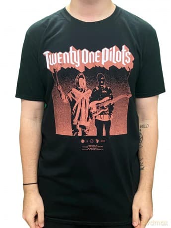Twenty One Pilots: Unisex T-Shirt: Torch Bearers (Black) (X-Large)