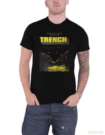 Twenty One Pilots: Unisex T-Shirt: Trench Cliff (Black) (XX-Large)