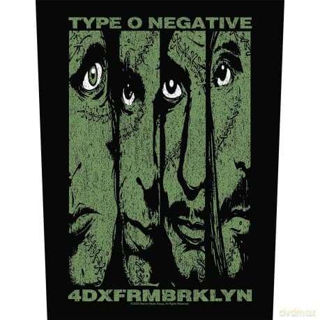 Type O Negative: Back Patch: 4DXFRMBRKLYN