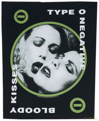 Type O Negative: Back Patch: Bloody Kisses