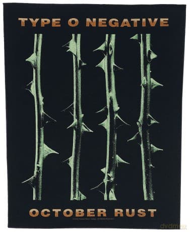 Type O Negative: Back Patch: October Rust