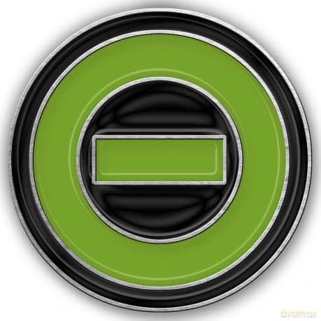 Type O Negative: Pin Badge: Negative Symbol