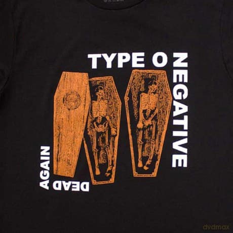 Type O Negative: Unisex T-Shirt: Dead Again (Black) (Back Print) (Large)
