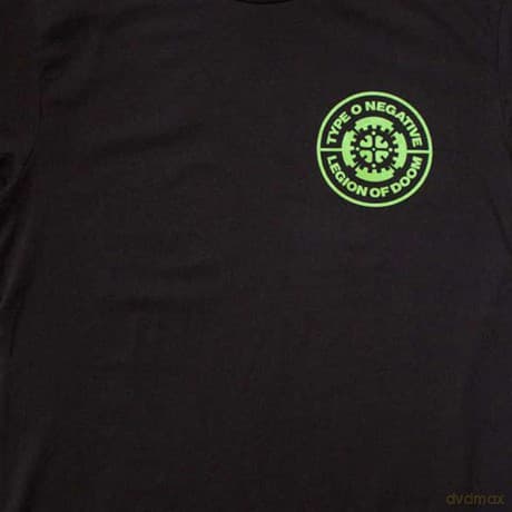 Type O Negative: Unisex T-Shirt: Legion of Doom (Black) (Back Print) (Medium)