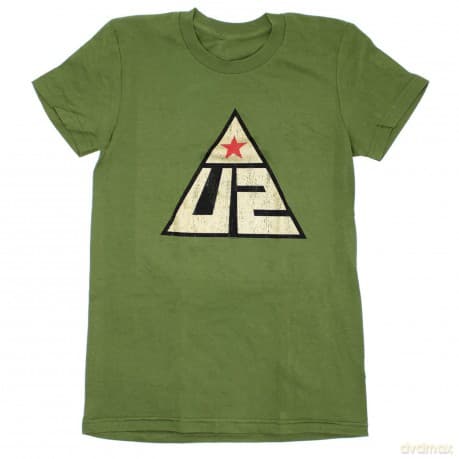 U2: Ladies T-Shirt: Glastonbury 2011 Pyramid Stage (Green) (Back Print & Ex-Tour) (Medium)