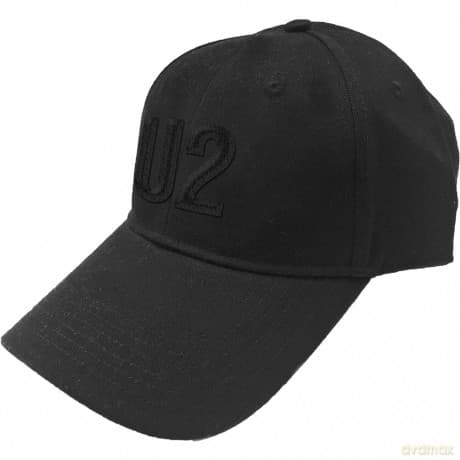 U2: Unisex Baseball Cap: Logo (Black)