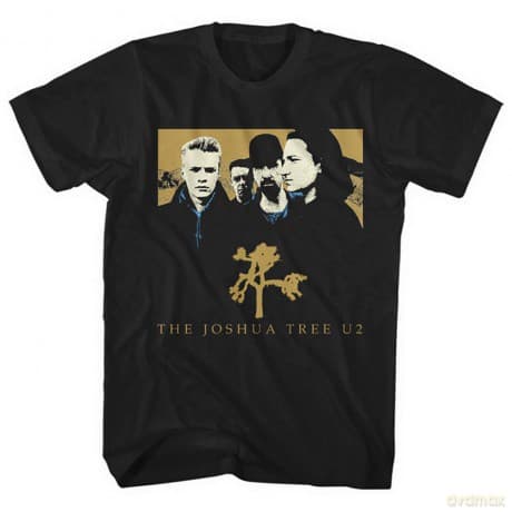 U2: Unisex T-Shirt: Joshua Tree (Black) (Medium)