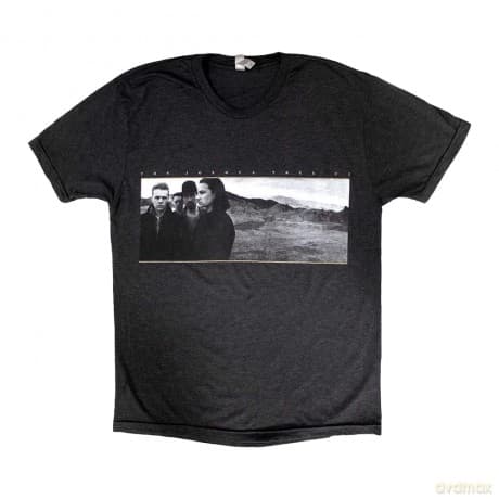 U2: Unisex T-Shirt: Joshua Tree Dates 2017 (Grey) (Back Print & Ex-Tour) (Small)