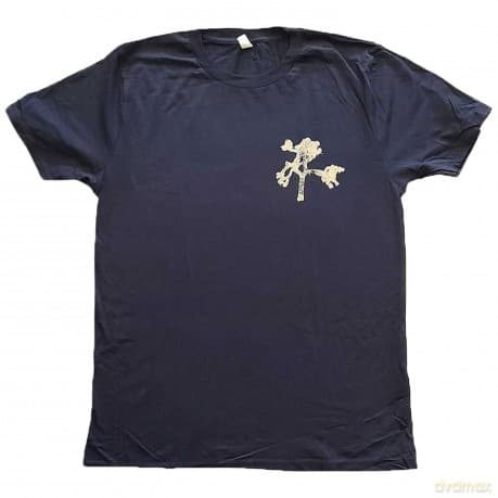 U2: Unisex T-Shirt: Joshua Tree Photo (Navy Blue) (Back Print & Ex-Tour) (Medium)