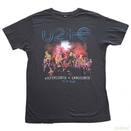 U2: Unisex T-Shirt: Live Photo 2018 (Black) (Ex-Tour) (XX-Large)