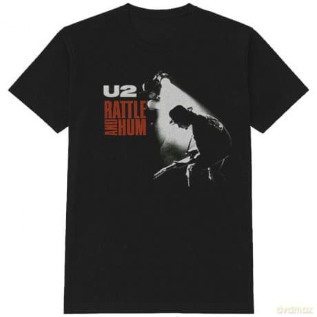 U2: Unisex Tee: Rattle & Hum (Medium)