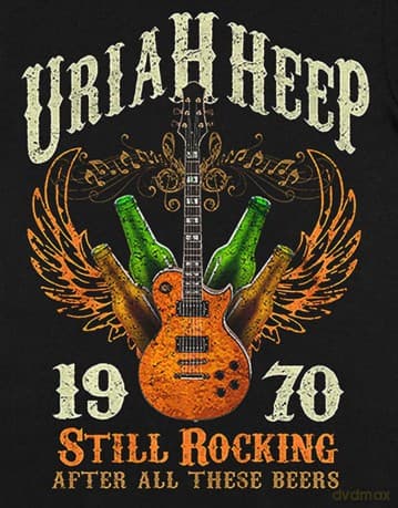 Uriah Heep: Unisex T-Shirt: Still Rocking (Black) (X-Large)