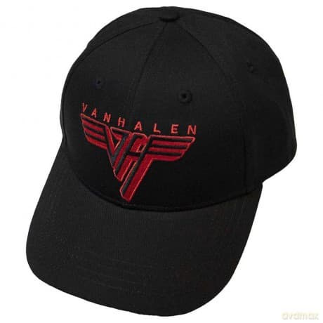 Van Halen: Unisex Baseball Cap: Classic Red Logo (Black)