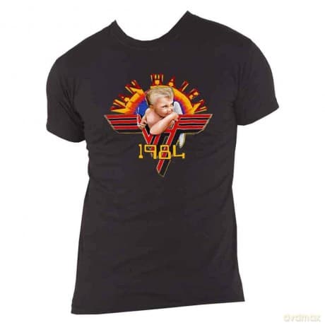 Van Halen: Unisex T-Shirt: Cherub '84 (Black) (X-Large)