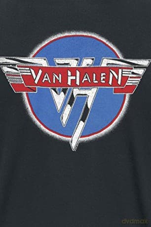 Van Halen: Unisex T-Shirt: Chrome Logo (Black) (Small)