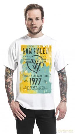 Van Halen: Unisex Tee: Pasadena '77 (Medium)
